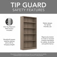 thumbnail image 5 of Bush Furniture Universal Tall 5 Shelf Bookcase, 5 of 5
