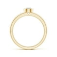 thumbnail image 2 of ANGARA Natural 0.33 Ct. Diamond Solitaire Ring in 14K Yellow Gold for Women (Ring Size: 3.5), 2 of 11