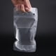 thumbnail image 5 of 50 paquetes de bolsa de plástico resellable con cremallera de pie para frutas, alimentos, bebidas, maquillaje, 500ml, 5 of 8