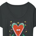thumbnail image 4 of Camiseta para mujer, camiseta cómoda a la moda, transpirable, Top de manga corta para mujer, camisetas para mochilero, caminar, viajar, acampar, sende L, 4 of 10