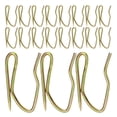 thumbnail image 1 of FELTECHELECTR 50 ganchos decorativos para cortinas en forma de S (dorados), 1 of 6