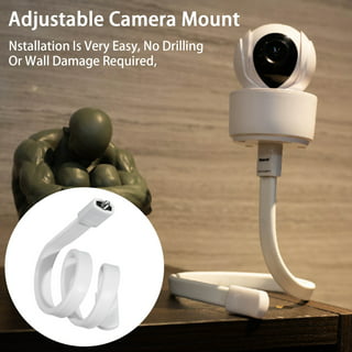 White 1 1pcs Outlet Mount For Compatible With Ring Indoor Cam, Plug-in Wall  Mount Stand With Power Adapter And Cable For Compatible With Wyze Cam Pan