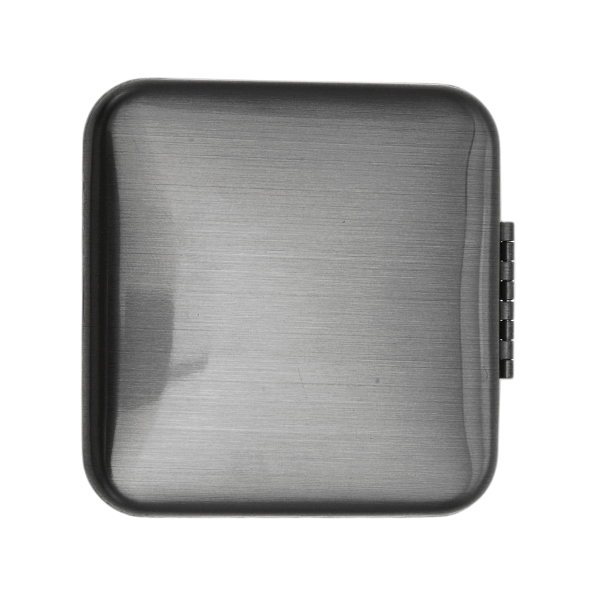 Unique Bargains 1 Pc Women Large Square Folding Makeup Mirror for Travel Black