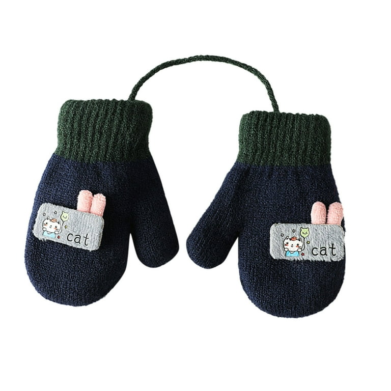 Mittens For Baby Snow Gloves For Kids Girls Boys Winter Snow Ski Gloves Kintted Warm Gloves Walmart
