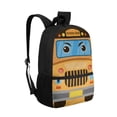 thumbnail image 6 of Uorisanigo Yellow School Bus Print Kids School Backpack 17 inch School Bags for Preschool Kindergarten Elementary Bookbag Casual Daypack Toddler with Adjustable Padded Straps, 6 of 6