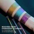 thumbnail image 4 of Chrome Liquid Eyeshadow Pigments Long Lasting Multi Chrome Chameleon Peacock Galaxy, 4 of 5