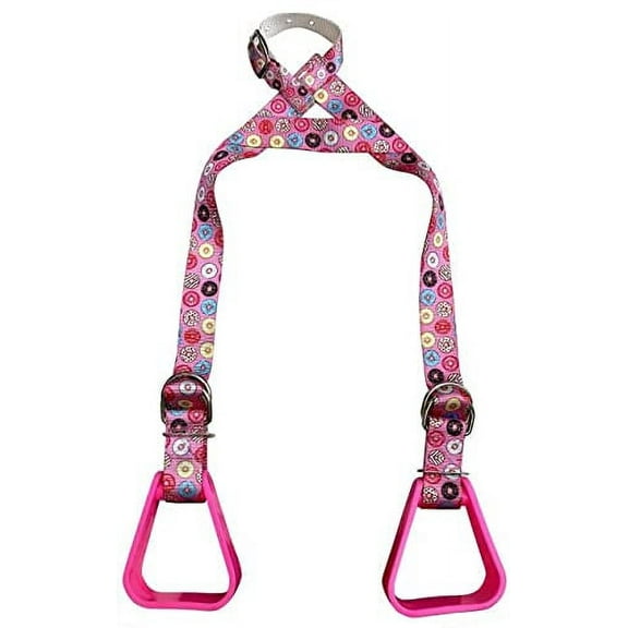 Showman Heavy Duty Nylon Adjustable Buddy Stirrups w/ Donut Print
