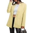 thumbnail image 3 of Ozmmyan Fashion Women Casual Pockets Long Sleeve Casual Solid Coat Cardigan Blouse, 3 of 8