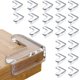 thumbnail image 1 of 20 Piezas Protectores Esquinas Y Bordes Transparentes, Adhesivo Adhesivo Pegamento Fuerte Resistente y Duradero, Esquineros Suaves para Proteger Mesa, Muebles (Tipo L), 1 of 4