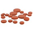 thumbnail image 1 of The **17pcs Clarinet Pads Durable Sound Hole Repair Kit** is a maintenance tool designed for clarinet players to repair or replace damaged pads on, 1 of 5