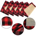 thumbnail image 4 of 6 Pack Placemats Alo Placemats Red Reversible Placemats, 4 of 5