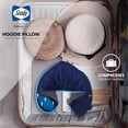 thumbnail image 5 of Sealy Adult Semicircular Memory Foam Wrap Pillow, Blue, 5 of 6