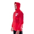 thumbnail image 7 of LIFEGUARD Officially Licensed Mens and Womens Unisex Fit Zipper-up Windbreaker Water Resistant Rain Jacket with Hood (L) Red, 7 of 7
