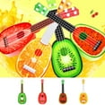 thumbnail image 4 of Maoww Fruit Children Small Guitar Toy Baby Play Music Ukulele Educational Learning Musical Instrument ToyColor 4, 4 of 8