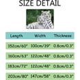 thumbnail image 3 of Crawling Indoor Carpet Play Mat White Tigers in Forest for Living Room Bedroom Educational Nursery Floor Mat Area Rugs 63x48in, 3 of 6