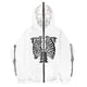 thumbnail image 1 of Sudadera con esternón oscura Y2K europea y americana, sudaderas con capucha para hombres y mujeres, pareja gótica, sudadera con cremallera larga de gran tamaño Harajuku, 1 of 4