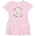 thumbnail image 3 of Inktastic Cute Elephant My Great Grandma Loves Me Girls Baby Dress, 3 of 5