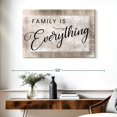 thumbnail image 3 of Elephant Stock Family Is Everything Quote Wall Art - Horizontal Canvas Wall Art - Living Room Wall Decor - Inspirational And Typography Canvas - Gray And Black Decor - 39" x 26", 3 of 8