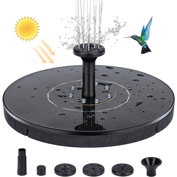 AZSHOP Solar Fountain Pump, Solar Bird Bath and Water Fountain, No Battery or Electricity Needed,  Easy to Use for Bird Baths, Garden, Pond, Patio
