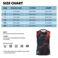thumbnail image 4 of Kdxio Red Moon Shark Sailboat for Men's Muscle T-shirt,Sleeveless for Workout Running Athletic Gym Lounge Casual, 4 of 5