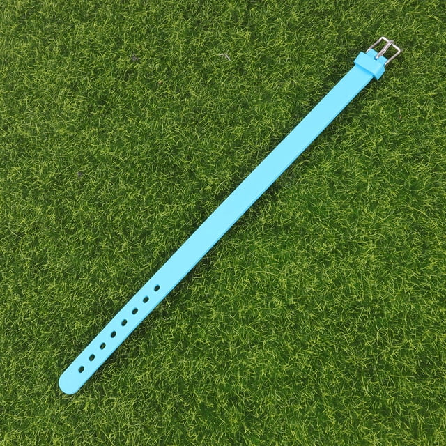 FUTUREORYY Black Wristbands Silicone Light Blue Durable Group Game Playing 1Pcs