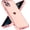 Pastel Pink, variant on for iPhone 12 Pro Case for Women Girls 6.1 Inch, Cute Gold Heart Pattern Slim Soft TPU Silicone [Shockproof Bumper] Protective [Scratch Resistant] Girly Phone Case for iPhone 12 Pro-Black