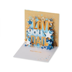 American Greetings Father's Day Pop Up Card for Dad (Love You Dad)