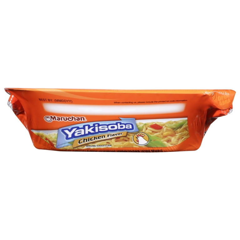Maruchan Yakisoba Chicken Flavor Instant Ramen, 4 oz. Ready to