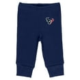 thumbnail image 4 of Newborn & Infant WEAR by Erin Andrews Gray/Navy/White Houston Texans Three-Piece Turn Me Around Bodysuits & Pant Set, 4 of 7