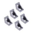 thumbnail image 4 of EXHUMKY 10Pcs Aluminum Extrusion Profile Connector Silver Building Support, 4 of 7