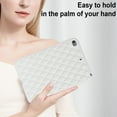 thumbnail image 5 of Allytech Case for 7.9 inch Apple iPad mini 4/5, Slim Luxury Diamond Pattern [Camera Protection] Shockproof Soft TPU Back Case Compatible with iPad mini 4/5 - White, 5 of 7