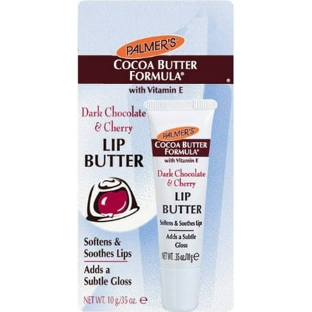 3 Pack - Palmer's Cocoa Butter Formula Dark Chocolate & Cherry Lip Butter, .35 (Best Lip Balm For Dry And Dark Lips)