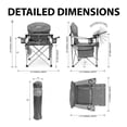 thumbnail image 5 of iChair Folding Wine Chair with Adjustable Table | Green Diamond, 5 of 5
