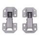 thumbnail image 3 of Bisagra 2 Juegos De Bisagras De Gabinete De aleación De Zinc, Bisagras De Puerta De Armario Sin Orificios De 4 Pulgadas, Tipo Puente Para Puerta De Armario, Puerta De Armario, 3 of 7