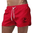 thumbnail image 1 of Mens Swim Trunks 9 Inch High Stretch Swimming Short Light Rash Guard Shorts for Men Mens Swim Trunks Summer Beach Comfy Swimwear, 1 of 4