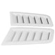 thumbnail image 4 of ZPSHYD Persianas de ventilación para capó de automóvil, Cubierta de capó Paquete de 2 Ventilaciones de capó universales Partes Exteriores de automóviles para Focus RS MK2 Style(Blanco Brillante), 4 of 5