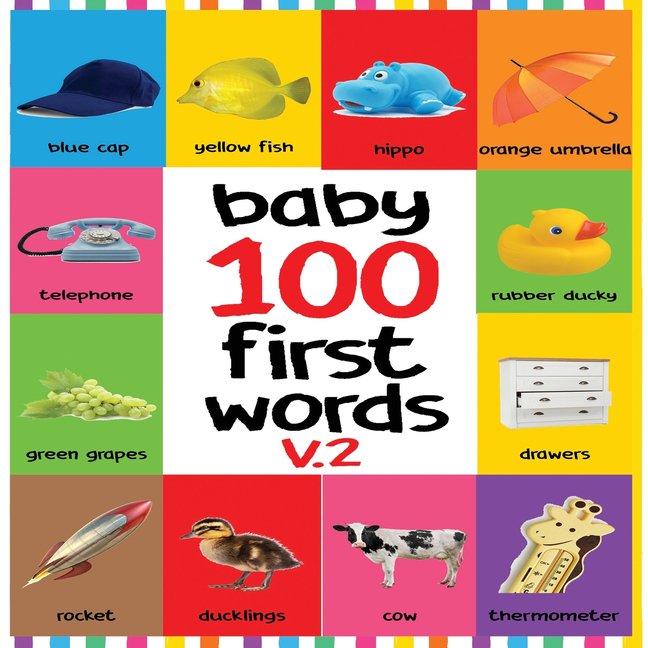 Baby 100 First Words V.2 : Flash Cards in Kindle Edition, Baby First
