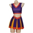 thumbnail image 2 of Kim Cheerleader Sportswear Top and Skirt Set High School Cheerleading Outfit, 2 of 6