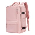thumbnail image 1 of Bolso de hombro doble para mujer, bolso de viaje ligero para mochila, bolso de noche rosa, 1 of 8