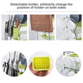 thumbnail image 2 of Mistaha Dish Drying Rack 3 Tier Dish Rack Steel with Removable Drain Board Storage Rack, 2 of 8