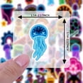 thumbnail image 6 of 35pcs-50pcs Neon Stickers Stationery Stickers Cartoon Animal Stickers Kids Stickers for Laptops Suitcase Fridge, 6 of 9