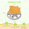 thumbnail image 2 of TLSUNNY Spinning Chair for Autistic Kids, Fish-Shaped , 220LB Capacity, 360°Sensory Swivel Chair W/ Upgraded Base, Sit and Spin Toys Indoor Outdoor Play, 2 of 9