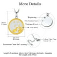 thumbnail image 4 of [Clearance] Libra Astrology Necklace for Women Men Stainless Steel Horoscope Medallion Pendant Constellation Zodiac Sign Lucky Jewelry Gifts on Clearance, 4 of 7