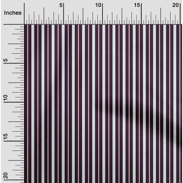 oneOone Tissu Popeline de Coton Ombre Rayure Décor Tissu Imprimé BTY 42 Pouces de Large