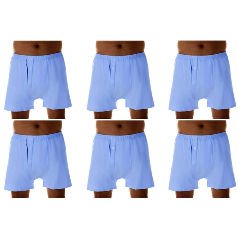 Wearever Men's Incontinence Underwear Bladder Control 2-in-1 Boxers,  Washable 6-Pack 