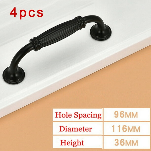 kitchen cupboard door knob handle 4pc drawer wardrobe kitchen cupboard cabinet door knobs black zinc alloy handles kitchen cupboard door knob handle 4pc drawer wardrobe kitchen cupboard cabinet door knobs black zinc alloy handles
