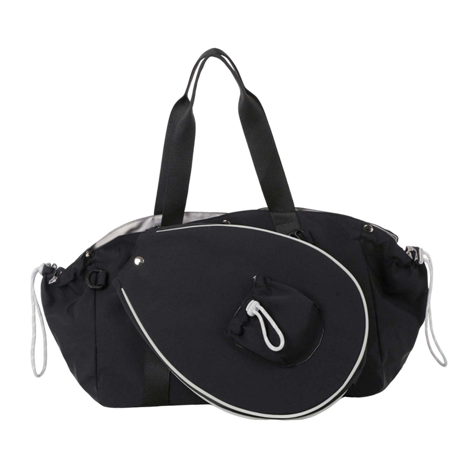 Badminton Racket Bag Tennis Bag Sports Handbag Large Capacity Nylon for Women Beginners Fitness and Gym Use