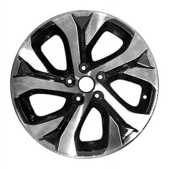 Kai 16 X 6.5 New Aluminum Alloy Wheel Replica, All Painted Silver, Fits 2008 - 2010 Volkswagen Jetta