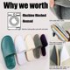 thumbnail image 3 of Zapatillas desechables GONG GONG lavables y reutilizables, antideslizantes, 3 of 7