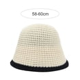 thumbnail image 2 of Sombrero de pescador plegable con circunferencia de 58-60 cm, sombrero de protección solar para mujer, sombrero de pescador sencillo a juego con colores, 2 of 5